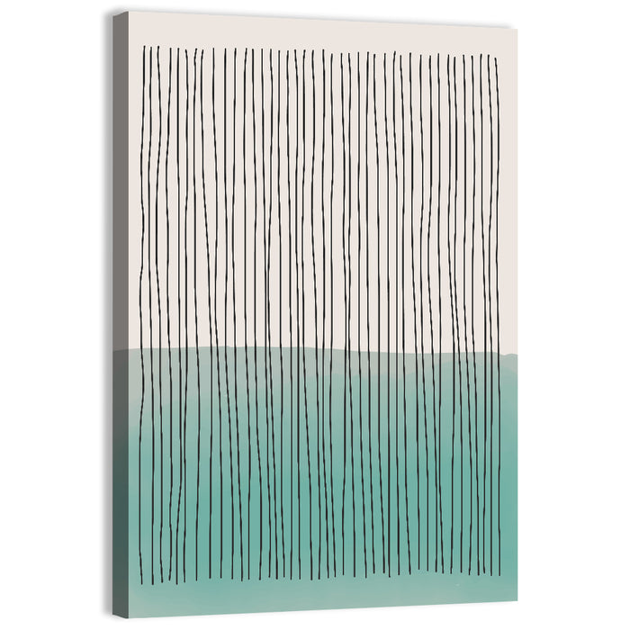 Minimal Horizon Line Study Wall Art as a canvas print