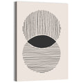 Boho Geometric Circles Wall Art