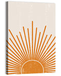 Warm Boho Sun Illustration Wall Art