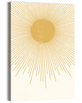 Textured Sunburst Abstract Wall Art