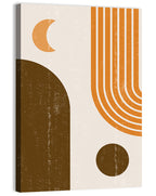 Crescent Moon Arch Abstract Wall Art