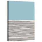 Blue Horizon Minimalist V Wall Art