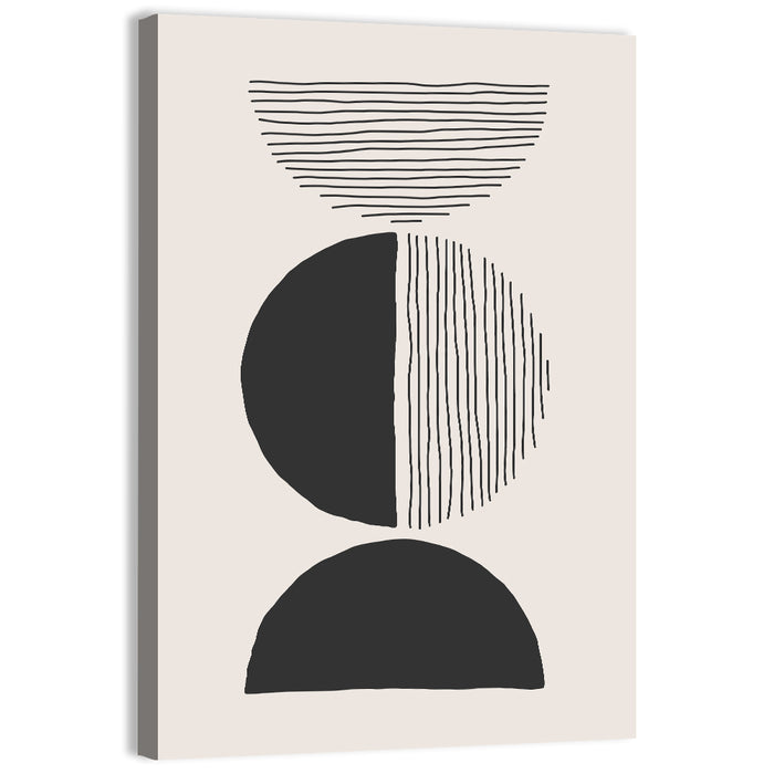 Moon Transition Wall Art as a canvas print