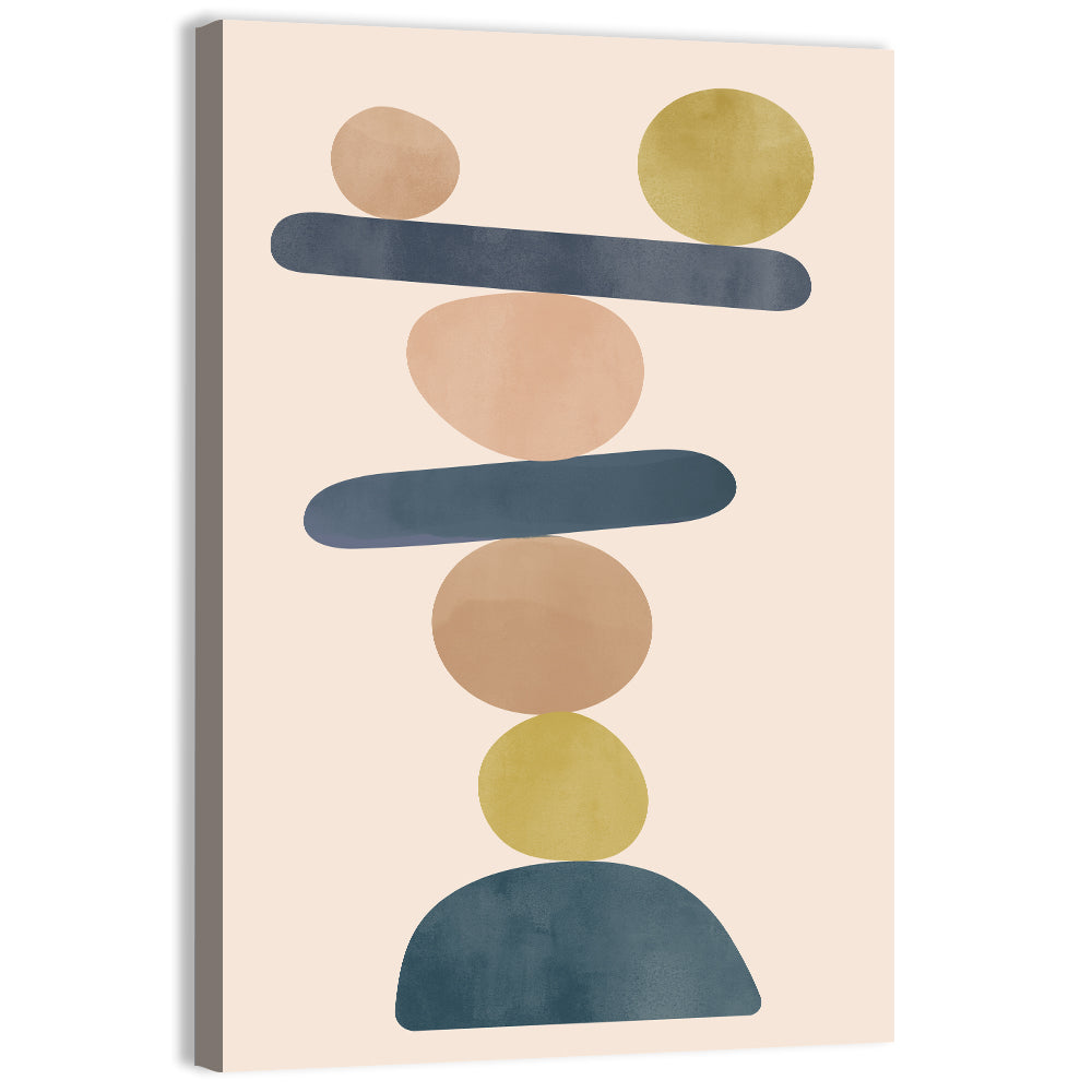 Balanced Stone Stack Wall Art