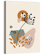 Minimalist Botanical Line Flower Wall Art