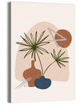 Palm Leaves and Vases Abstract Wall Art