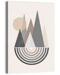 Minimalist Boho Pyramids Wall Art