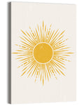 Golden Boho Sunburst Wall Art