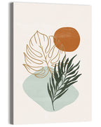 Monstera Sun Botanical Composition Wall Art