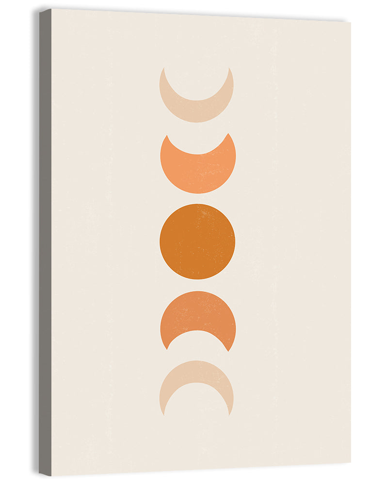 Minimalist Moon Phases Wall Art