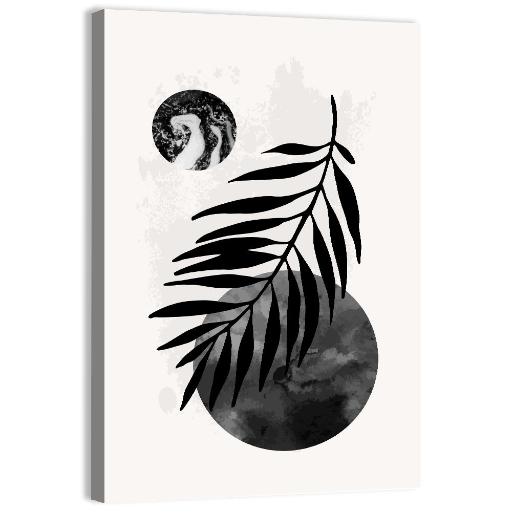 Minimal Palm Leaf Study Wall Art