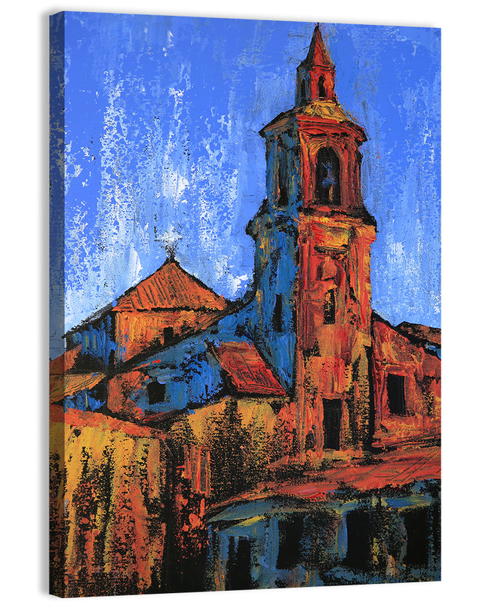 Iglesia Parroquial San Pedro Apostolo Wall Art as a canvas print