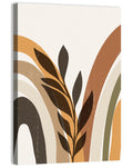 Tropical Boho Leaf Arches Wall Art