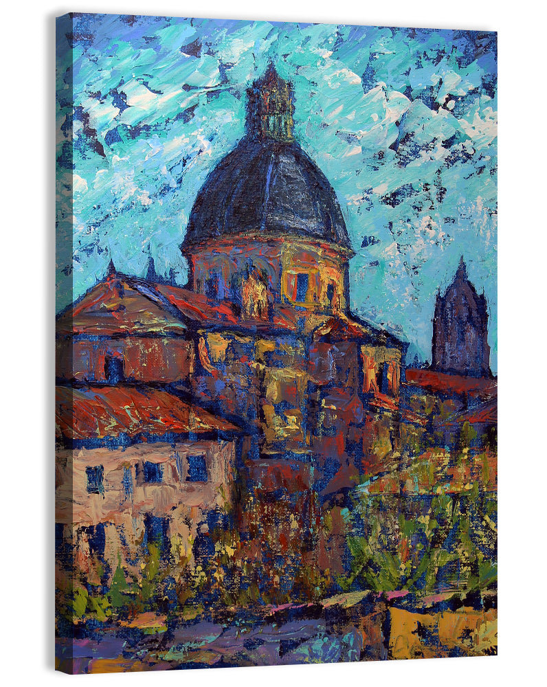 Salamanca Cathedral Dome Study Wall Art