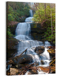 Desoto Falls Cascading Waterfall Wall Art