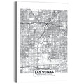 Las Vegas Street Grid Map Wall Art