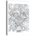 Leeds Street Map Wall Art