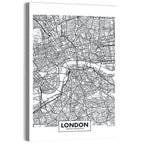 London Aerial Map Wall Art