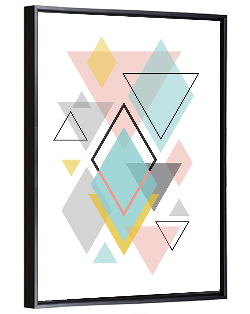 Scandinavian Geometric Abstract II Wall Art