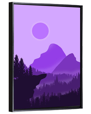 Purple Mountain Wall Art