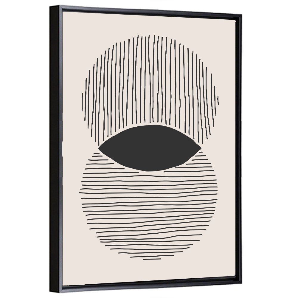 Boho Geometric Circles Wall Art