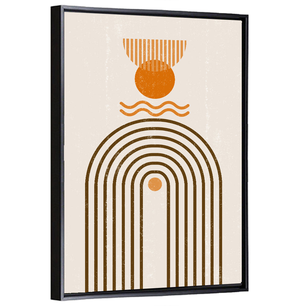 Concentric Arch Sun Wall Art