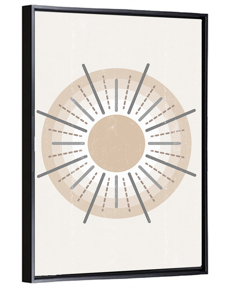 Sun Boho Minimalist III Wall Art