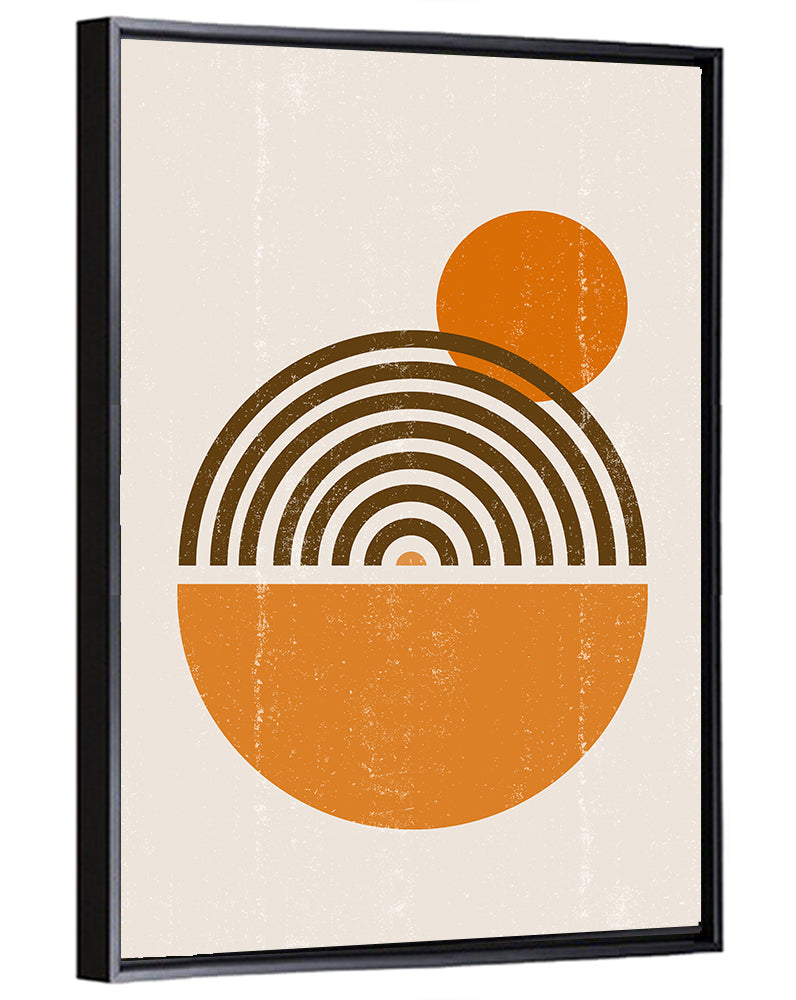 Semicircle Sunrise Study Wall Art