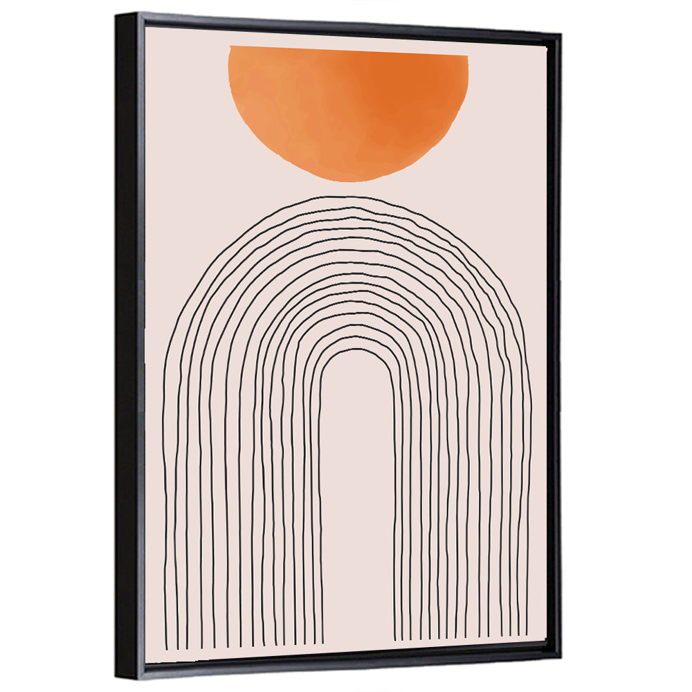 Sunset Abstract Wall Art