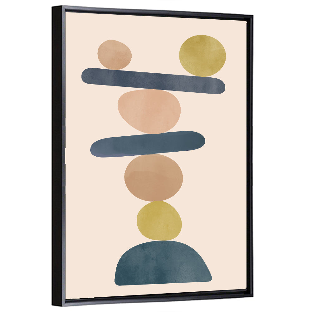 Balanced Stone Stack Wall Art