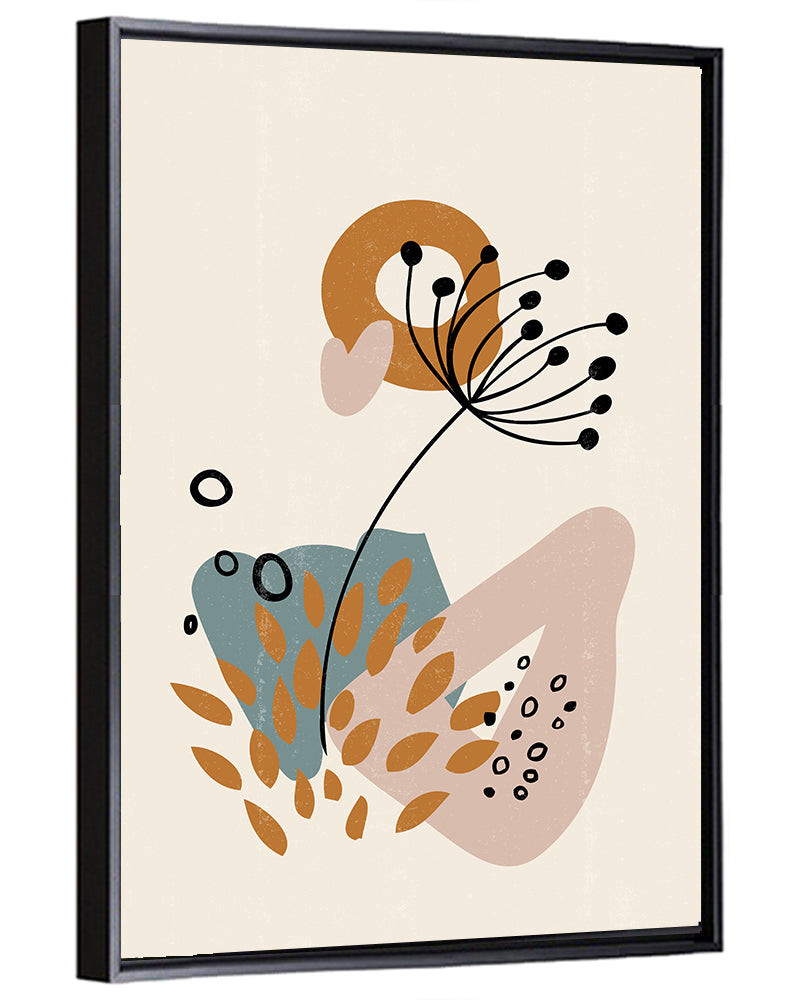 Minimalist Botanical Line Flower Wall Art