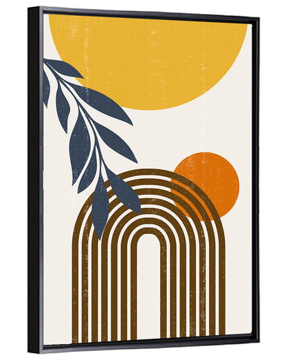 Sun and Moon Boho Minimalist Wall Art