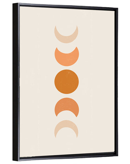 Moon Phases Minimalist Wall Art