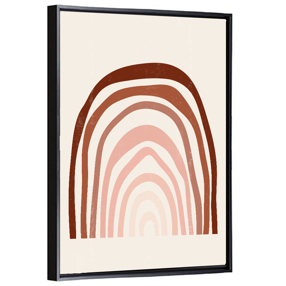 Muted Rainbow Arches Wall Art
