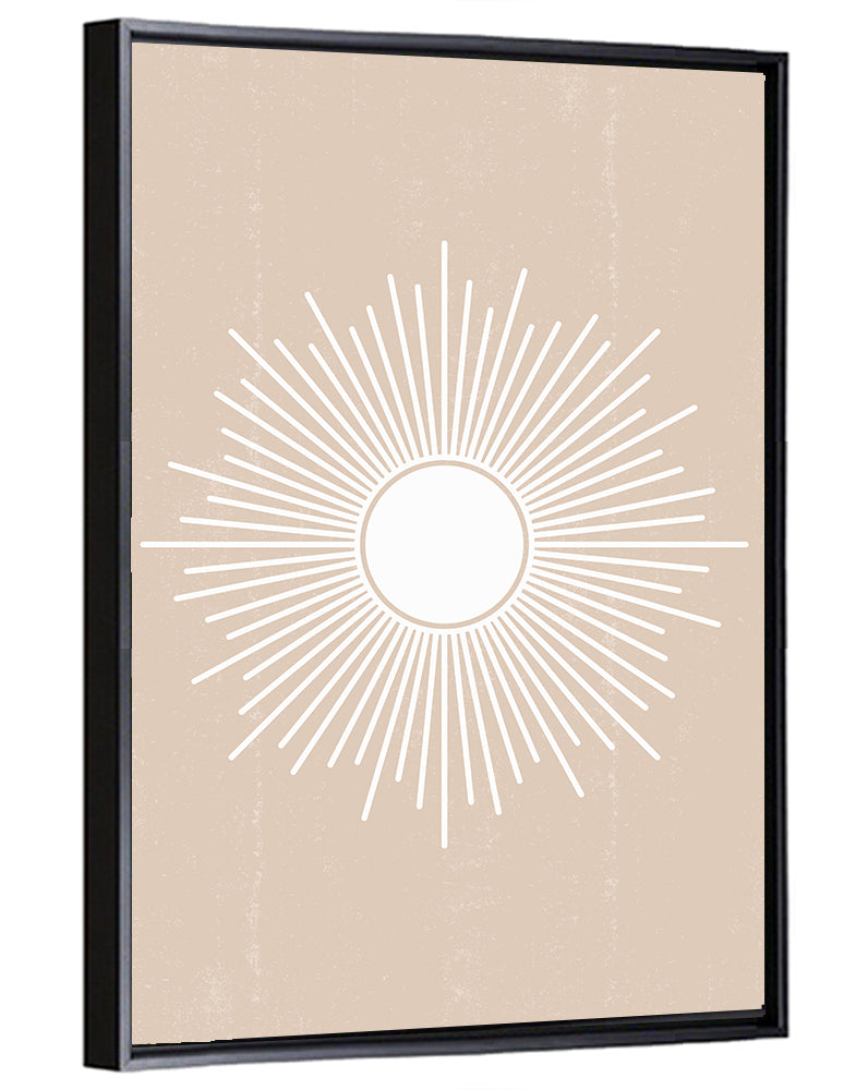Boho Sun Mandala Wall Art