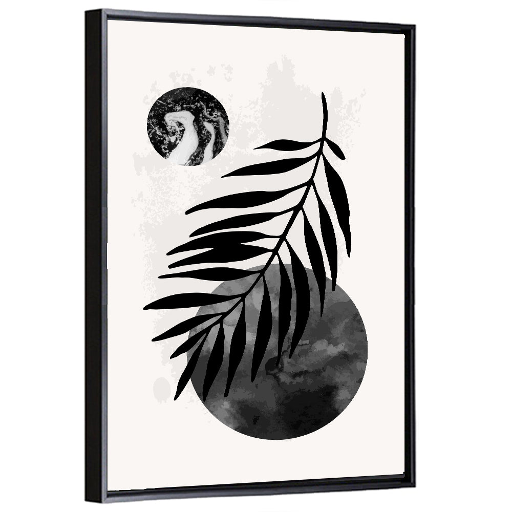 Minimal Palm Leaf Study Wall Art