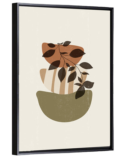 Falling Leaves Branch Minimalist Wall Art