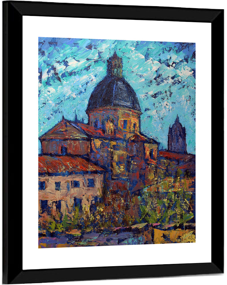 Salamanca Cathedral Dome Study Wall Art