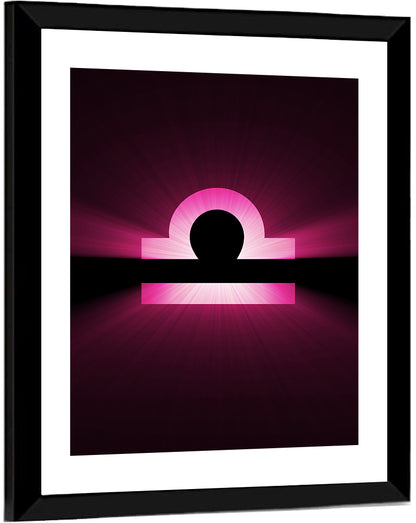 Libra Symbol Wall Art