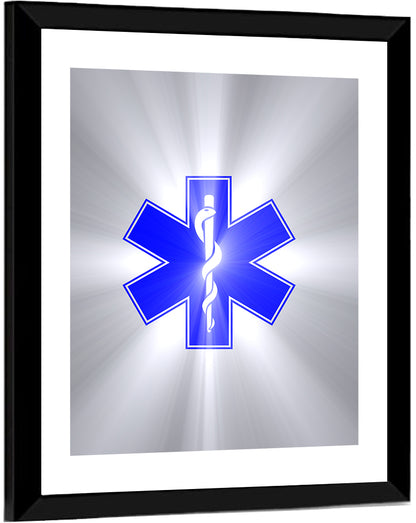 Emergency Medical Technician Symbol Wall Art