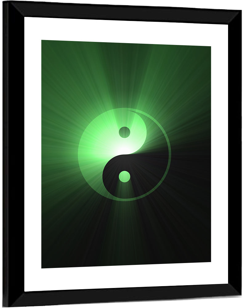 Yin Yang Symbol Wall Art