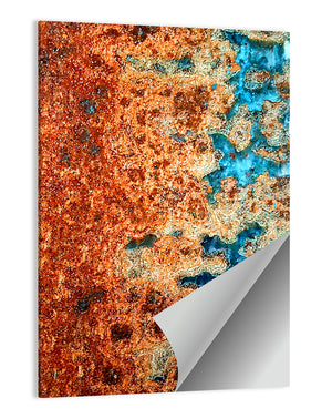 Rust Steel Abstract Pattern Wall Art