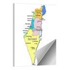 Minimalist Israel Map Wall Art