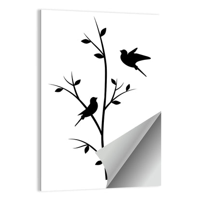 Birds on Branches Wall Art