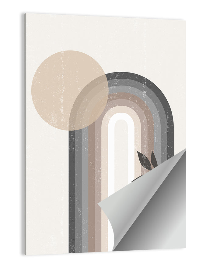 Sun Boho Minimalist Iv Wall Art as a poster print