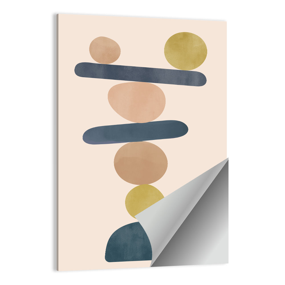 Balanced Stone Stack Wall Art