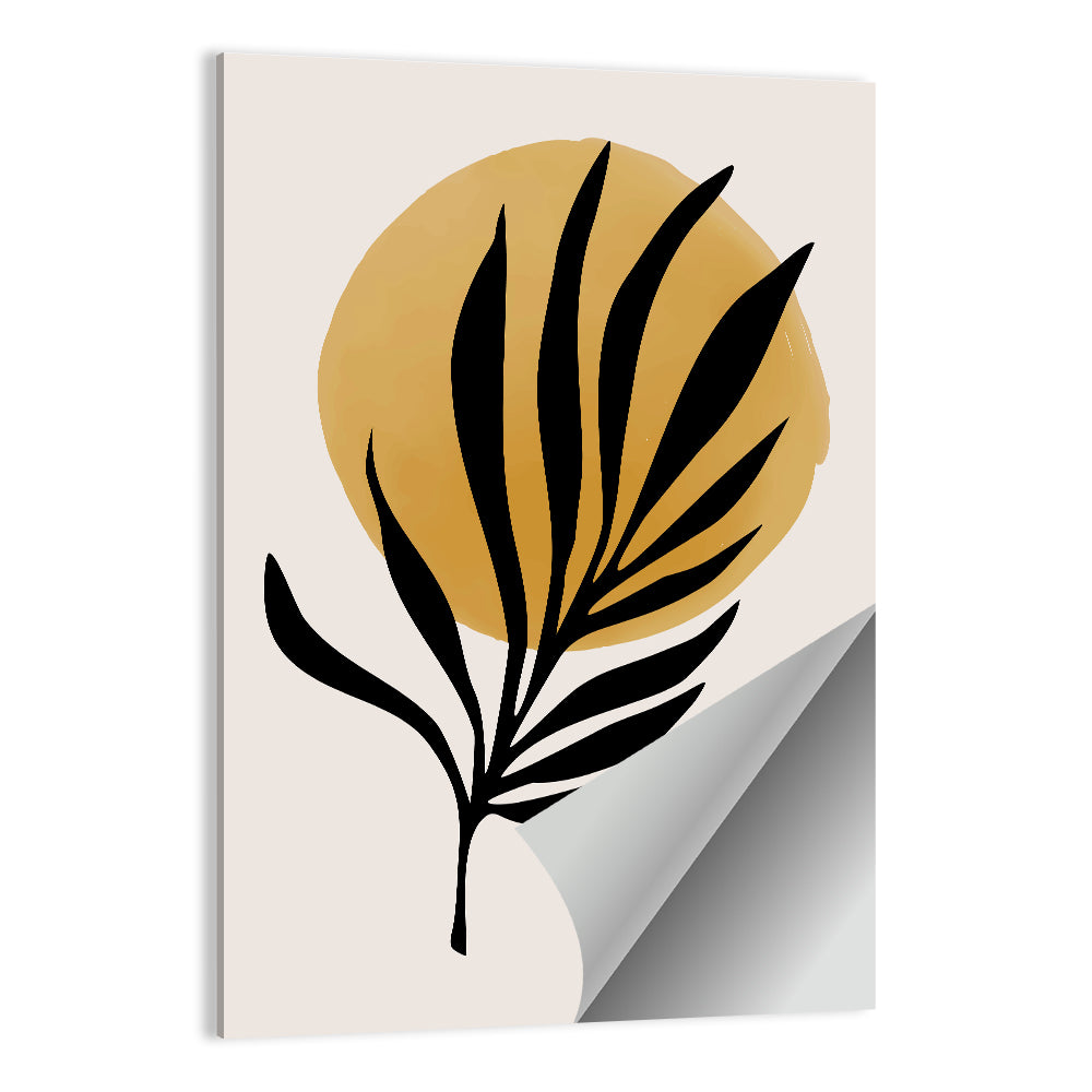 Shining Sun Palm Leaf Wall Art