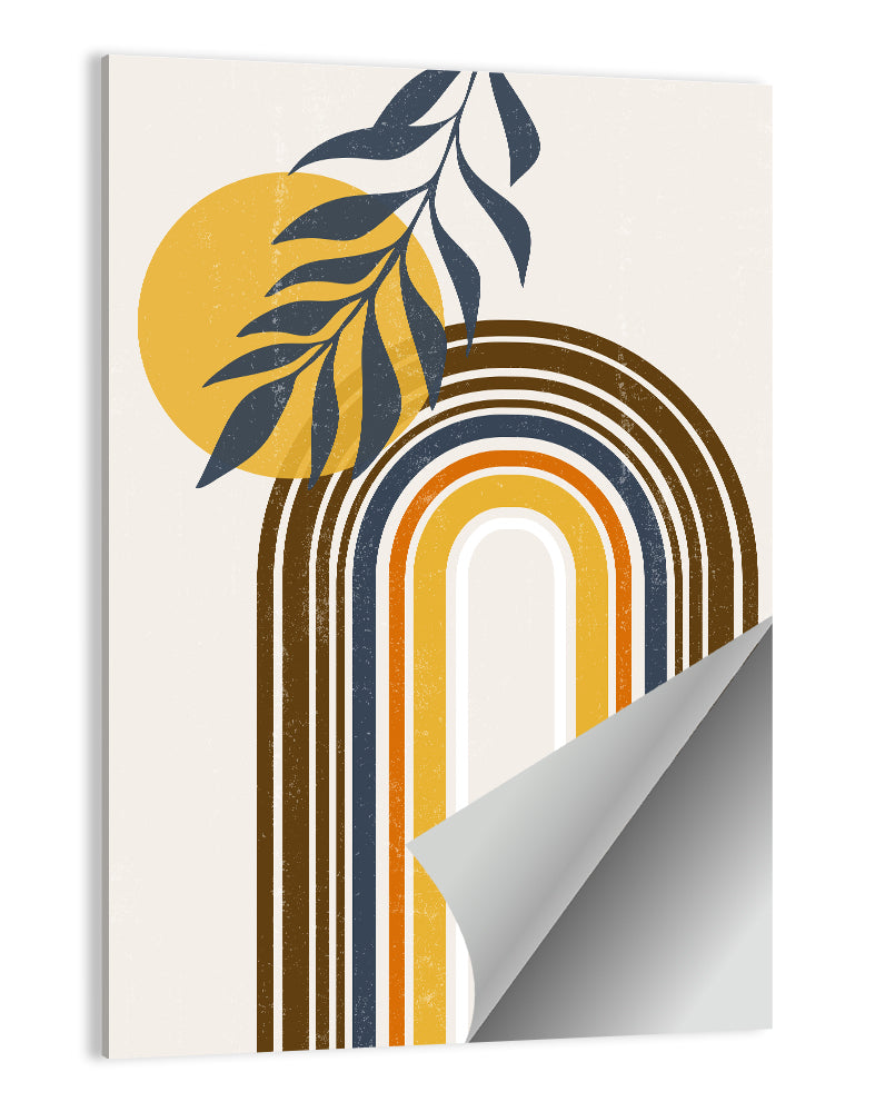 Boho Concentric Sun Arch Wall Art