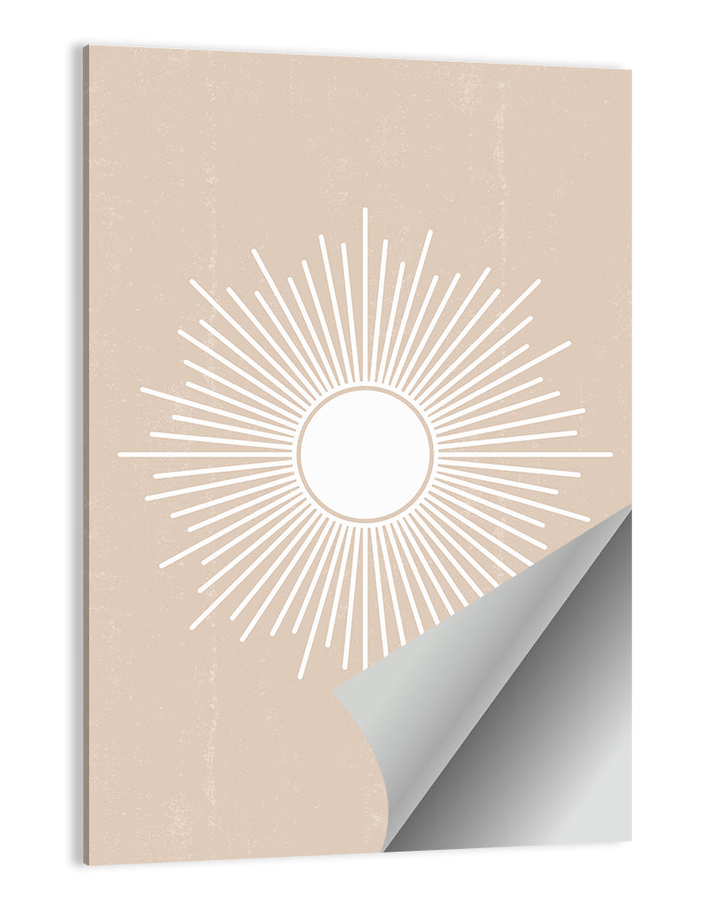 Boho Sun Mandala Wall Art