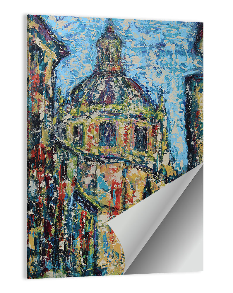 Salamanca Cathedral Street Wall Art